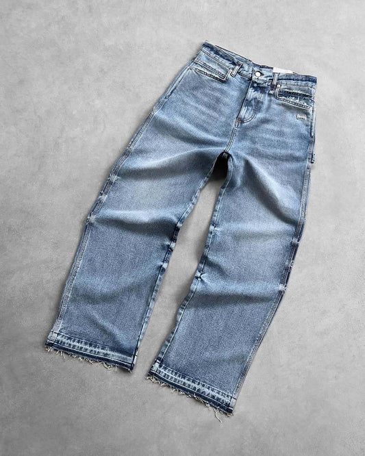 Single Knee Denim Jeans